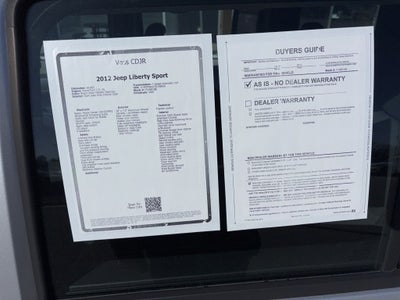 2012 Jeep Liberty Sport