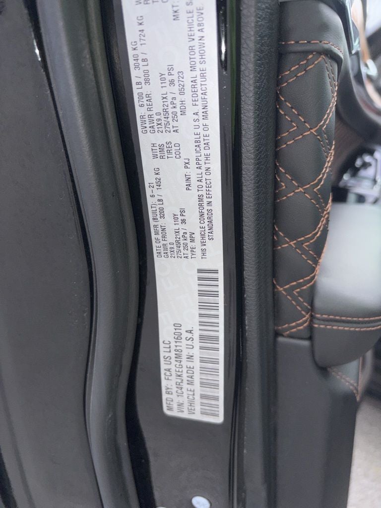 2021 Jeep Grand Cherokee L Summit