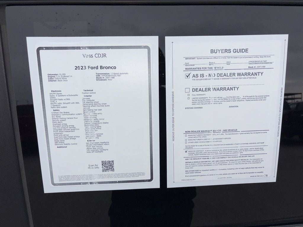 2023 Ford Bronco Base