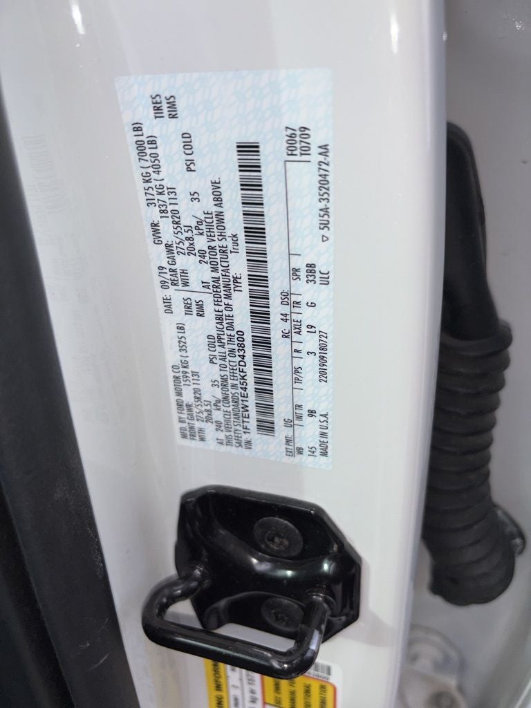 2019 Ford F-150 Platinum