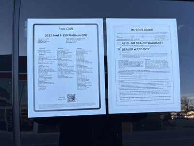 2022 Ford F-150 Platinum CPO
