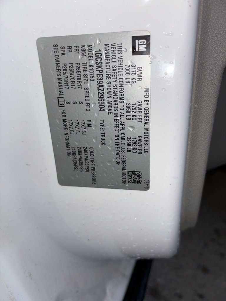 2010 Chevrolet Silverado 1500 Work Truck