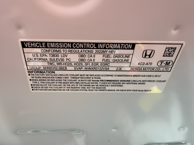 2022 Honda Accord Hybrid Sport