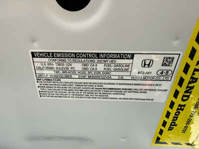 2021 Honda Accord Hybrid EX