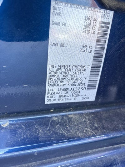 2024 Nissan Altima 2.5 S CPO