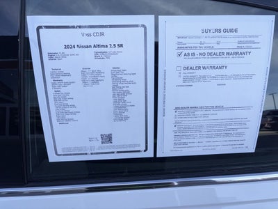 2024 Nissan Altima 2.5 SR