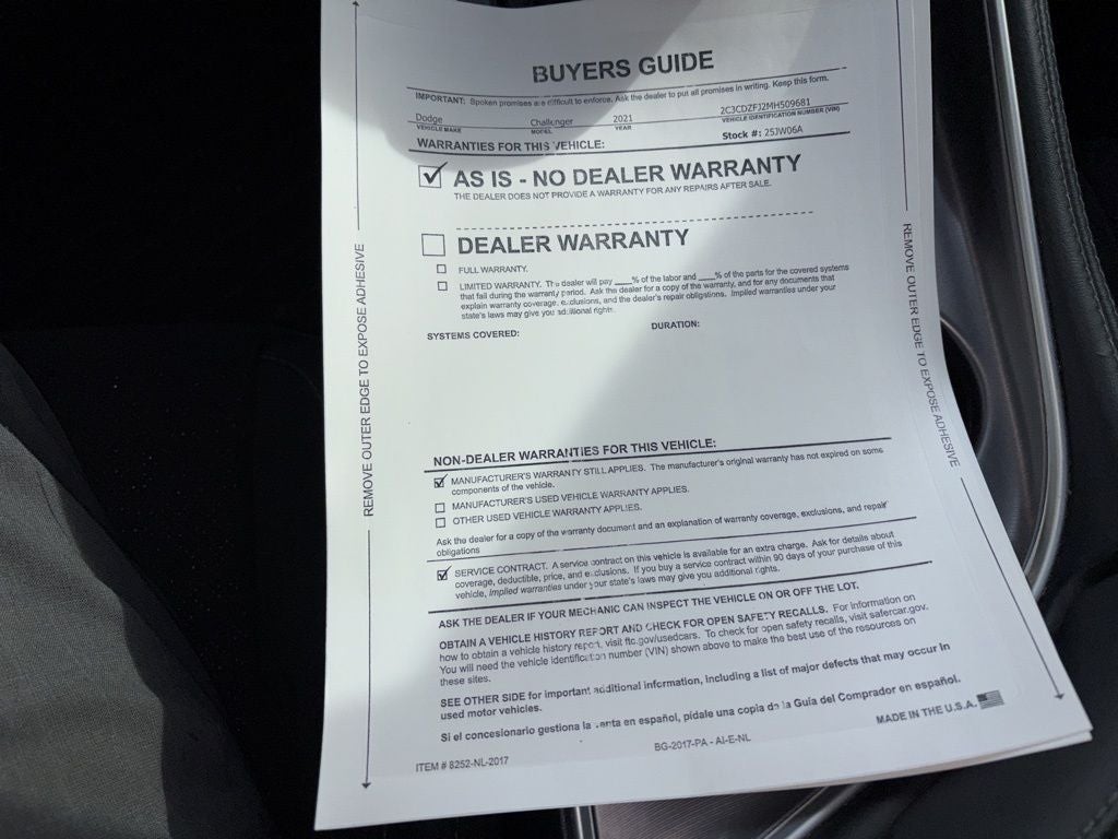 2021 Dodge Challenger R/T Scat Pack Widebody