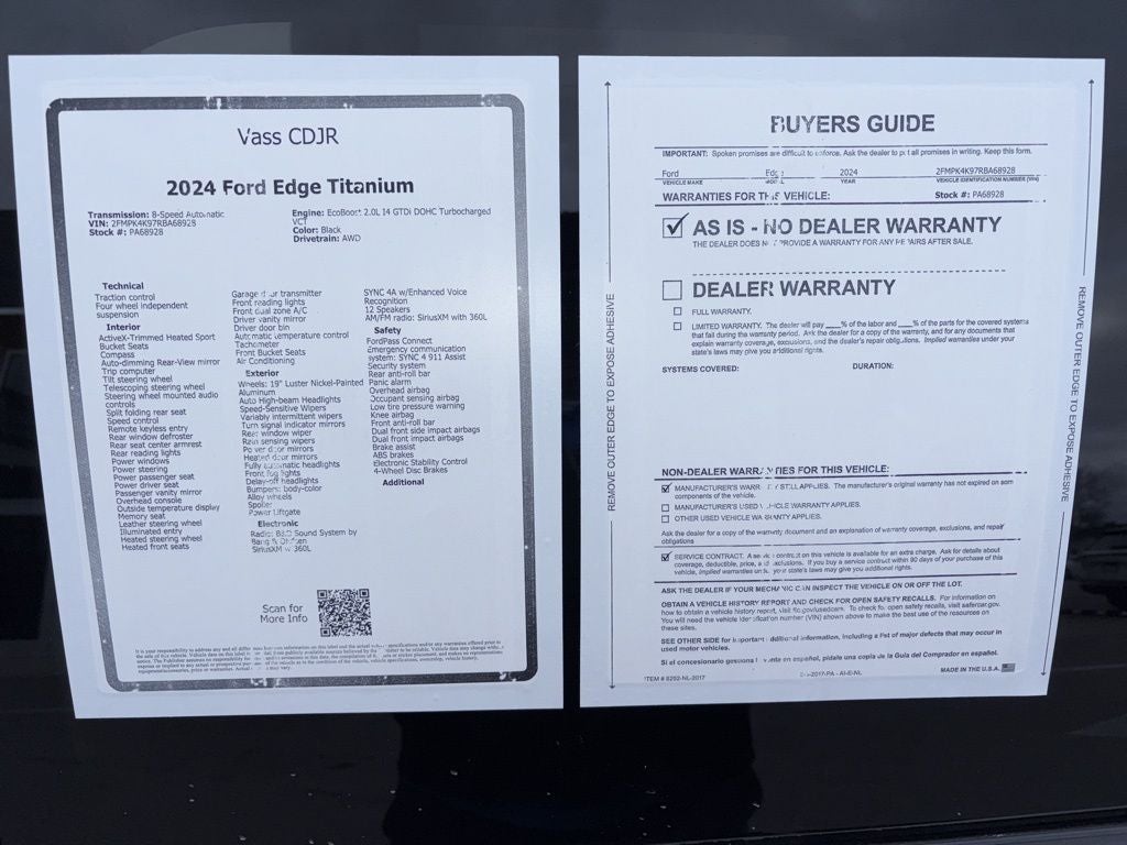 2024 Ford Edge Titanium