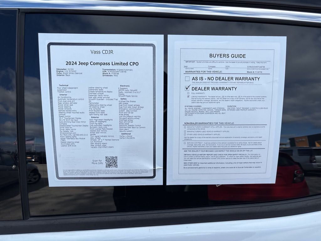 2024 Jeep Compass Limited CPO