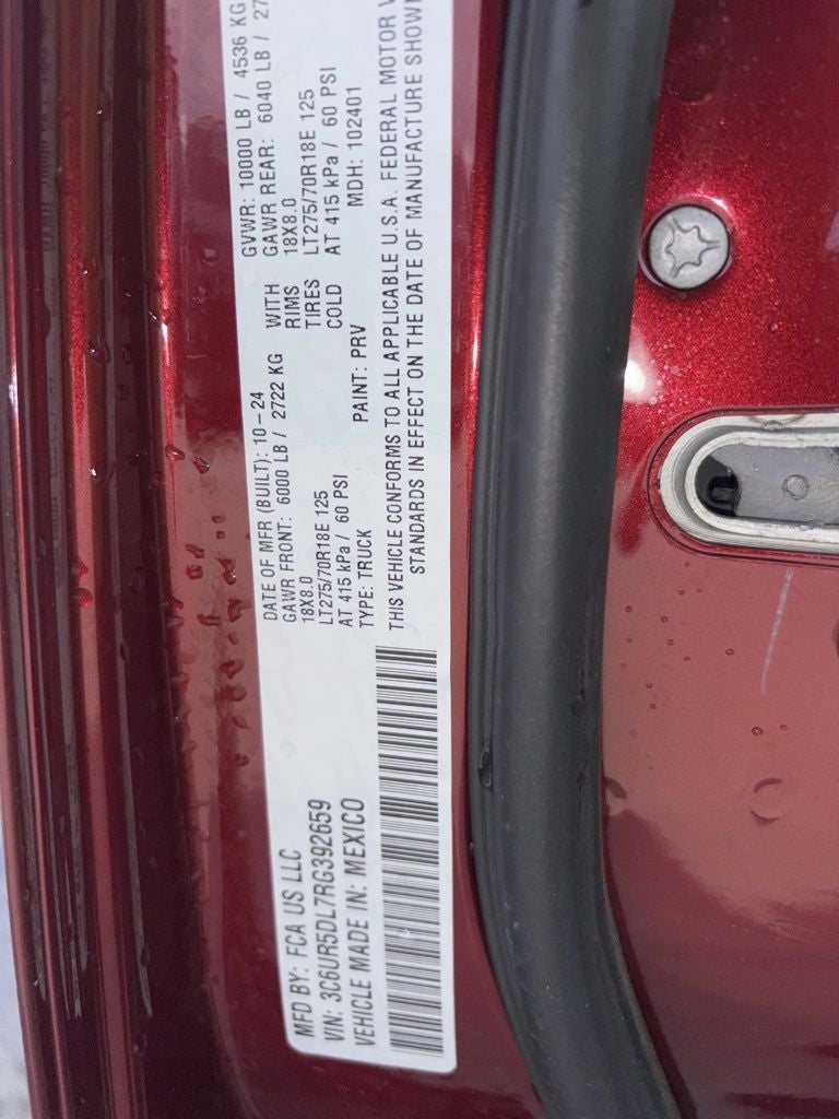 2024 RAM 2500 Big Horn