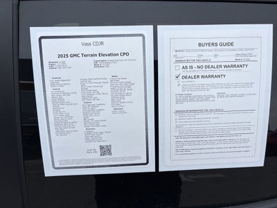 2025 GMC Terrain Elevation CPO