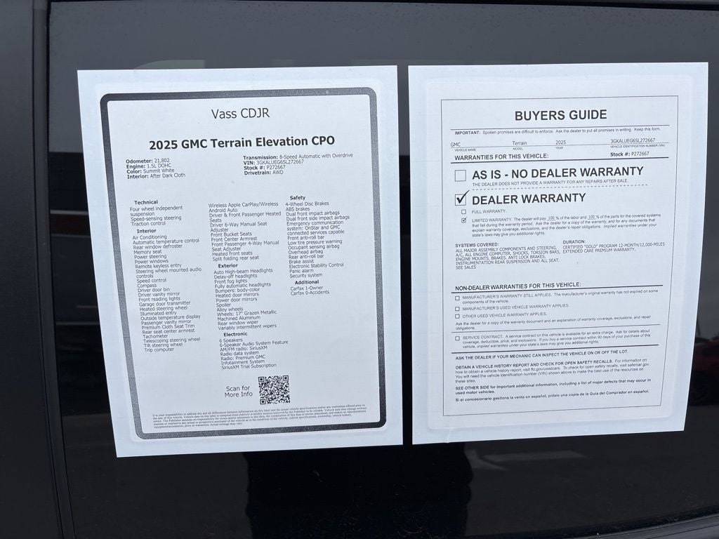 2025 GMC Terrain Elevation CPO