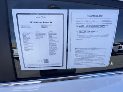 2024 Nissan Sentra SV