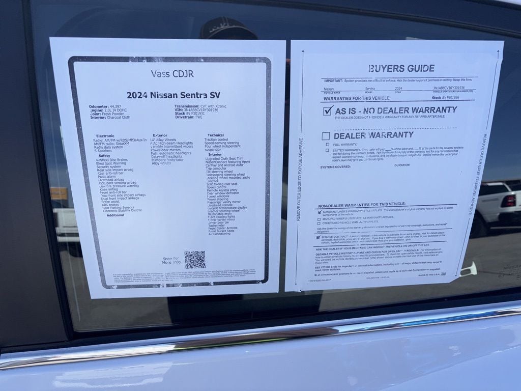 2024 Nissan Sentra SV