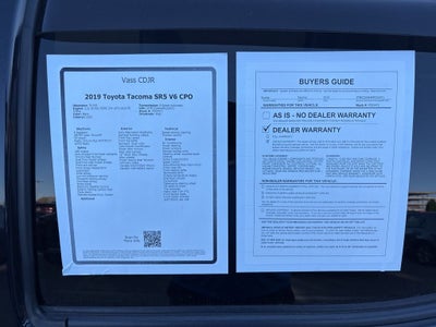 2019 Toyota Tacoma SR5 V6 CPO