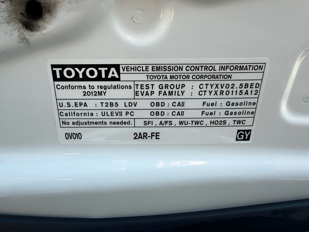 2012 Toyota Camry SE