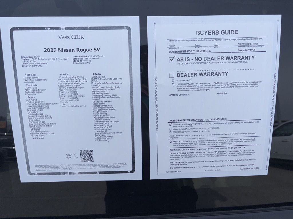 2023 Nissan Rogue SV