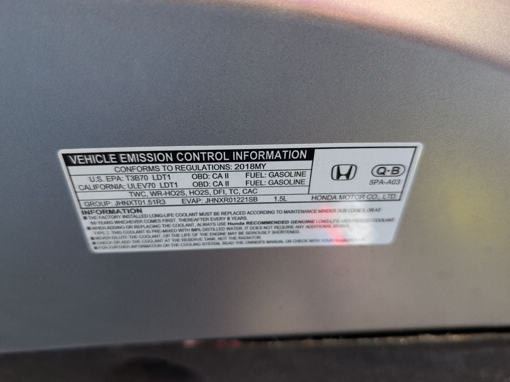 2018 Honda CR-V Touring