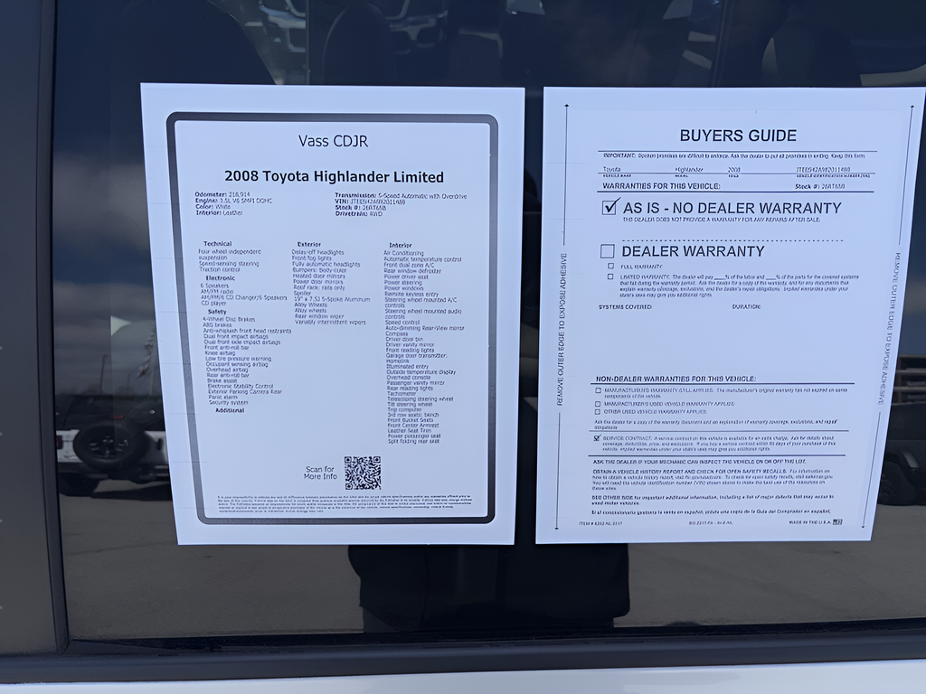 2008 Toyota Highlander Limited