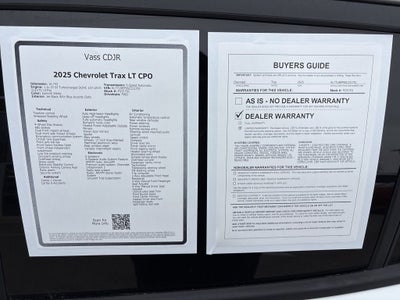 2025 Chevrolet Trax LT CPO