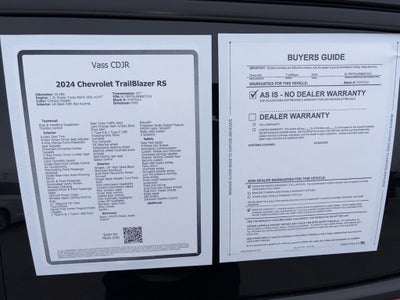 2024 Chevrolet TrailBlazer RS