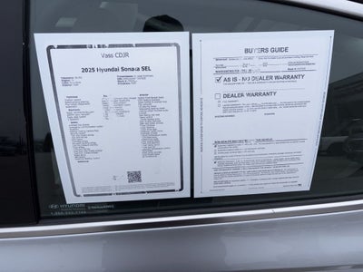 2025 Hyundai Sonata SEL