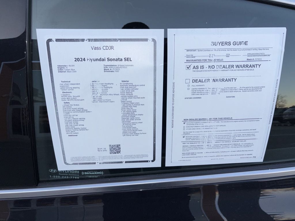 2024 Hyundai Sonata SEL