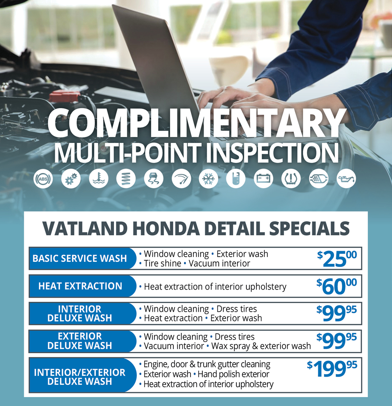 Vatland Honda Detail Specials