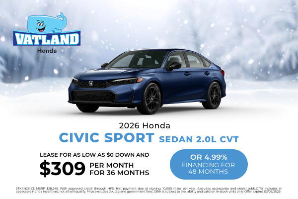 2026 Honda CIVIC SPORT 4D