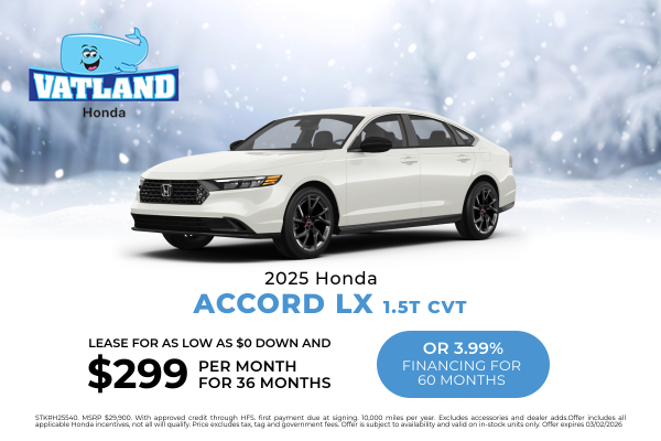 2025 Honda Accord LX