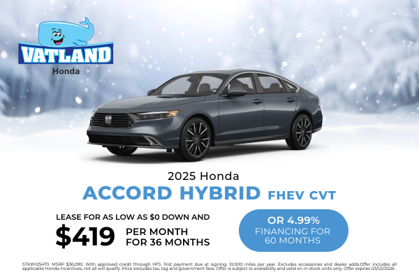 2025 Honda Accord Hybrid EX-L